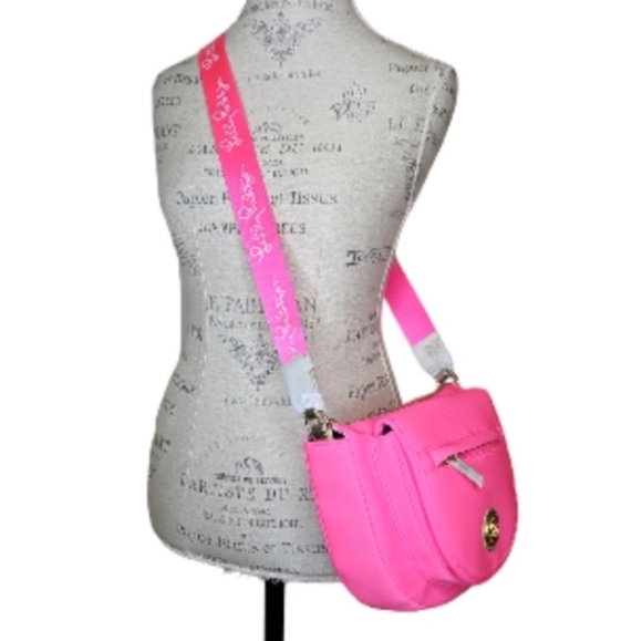 Lilly Pulitzer Giavanna Neoprene Crossbody Aura Pink NEW - Picture 9 of 12